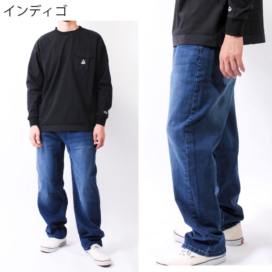 パンツ デニム ジーンズ メンズ バギーパンツ ワイドパンツ テーパード