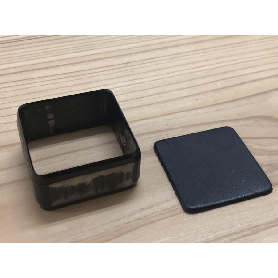 レザークラフト 工具 抜き型 正方形 辺の長さ20〜50mm 角アール : 抜型