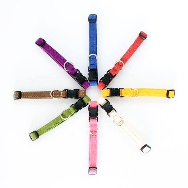 猫にやさしい首輪 ヘンプ×オーガニックコットン パープル おしゃれ キャットカラー 安全バックル |  | 04