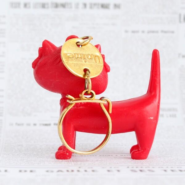 フレンチキーホルダー「Unimel ユニメル」猫 \"5個セット!!\" フレンチキーホルダー「Unimel ユニメル」猫 