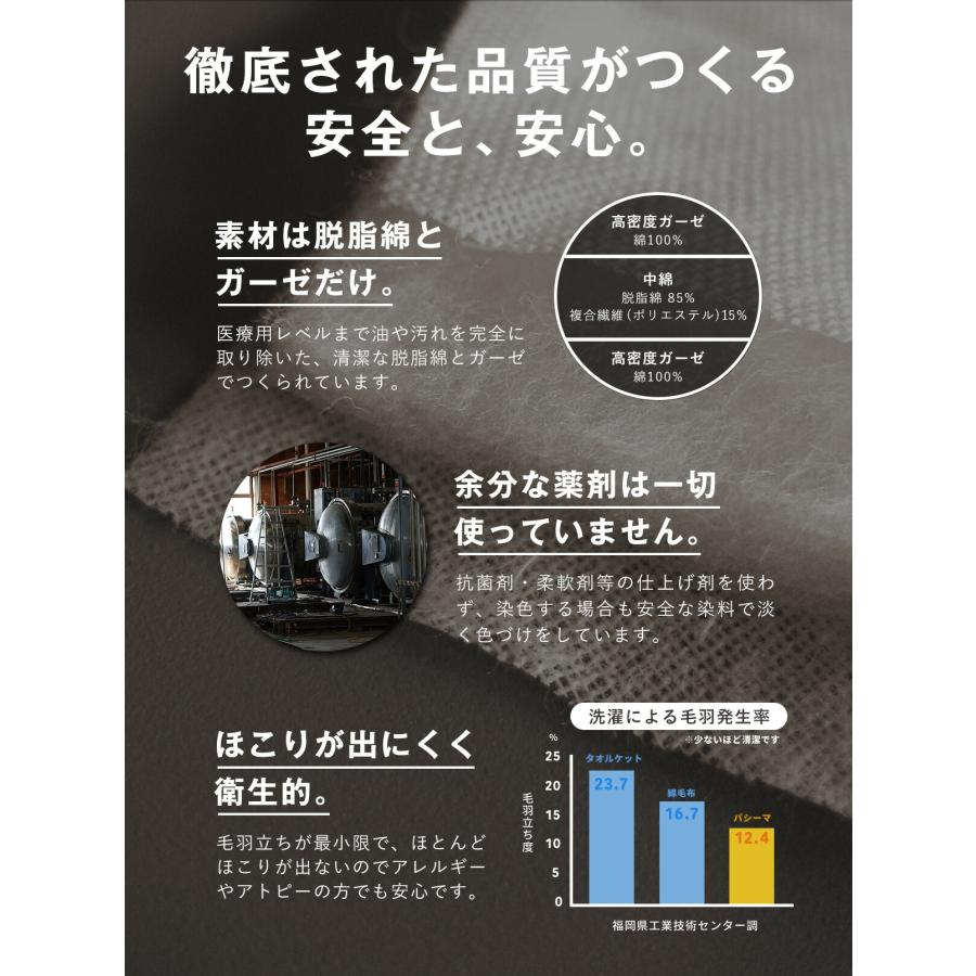 ＼ランキング1位／パシーマ フェイスタオル ガーゼ 綿 速乾 お風呂上り 赤ちゃん 体拭き 34×105cm きなり [M便 1/1]  #5817｜nuku2｜04