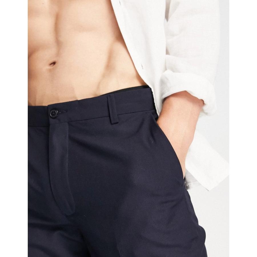 特殊消防隊 フレンチコネクション (French Connection) メンズ ボトムス・パンツ Relaxed Fit Trousers In Navy (ネイビー)
