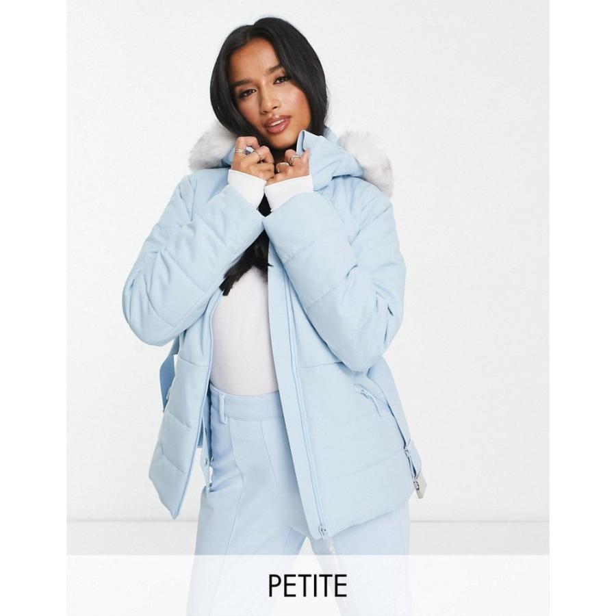 エイソス (ASOS 4505) レディース スキー・スノーボード アウター Petite Ski Belted Jacket With