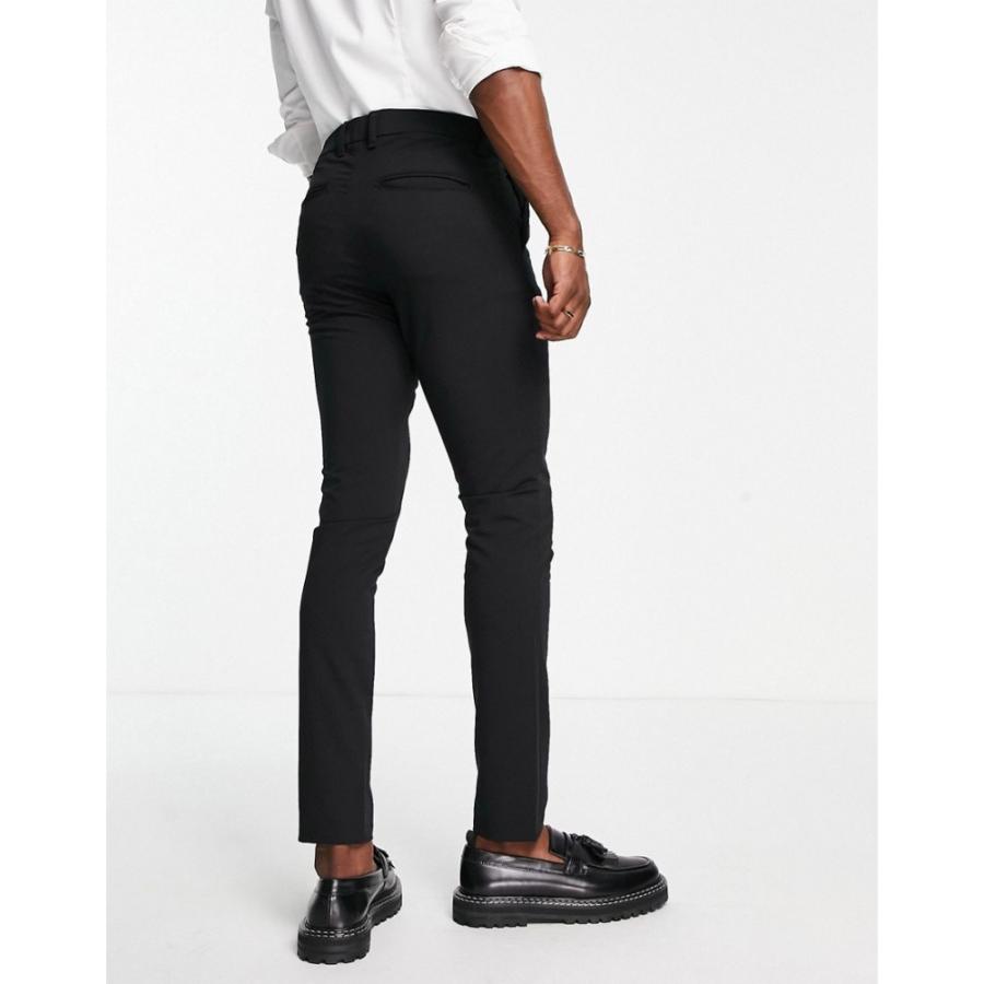 ニュールック (New Look) メンズ スラックス ボトムス・パンツ Super Skinny Suit Trouser In Black (ブラック)｜nul-select｜04