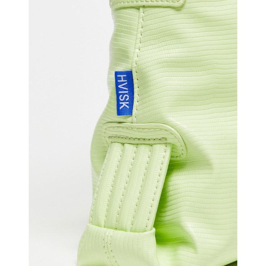 ご購入 ヴィスク (HVISK) ユニセックス キャップ 帽子 Scape Vegan Leather Shoulder Bag In Lime (ライト ライム)
