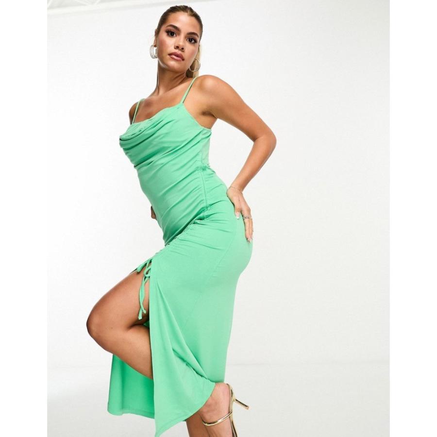 ヴェロモーダ (Vero Moda) レディース ボディコンドレス ワンピース・ドレス Ruched Bodycon Midi Dress In Mint (ミント)｜nul-select｜02