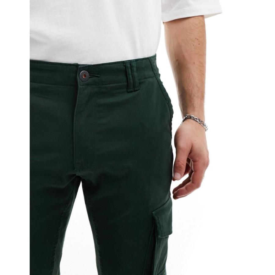 オンラインストア値下 ジャック アンド ジョーンズ (Jack & Jones) メンズ カーゴパンツ ボトムス・パンツ Intelligence Cuffed Cargo Trouser In Green ()