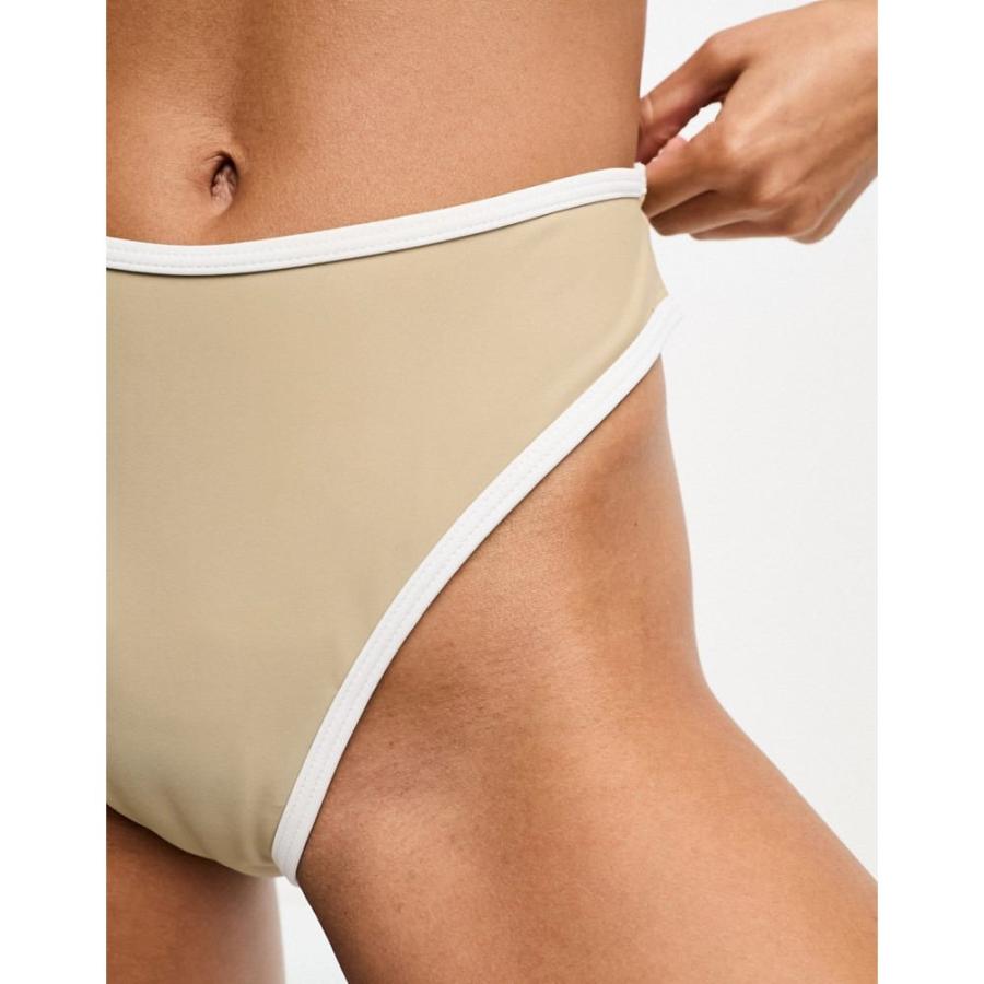 フォース&レックレス (4th & Reckless) レディース ボトムのみ 水着・ビーチウェア Calli Contrast Bikini Bottom In Beige And White (マルチカラー)｜nul-select｜02