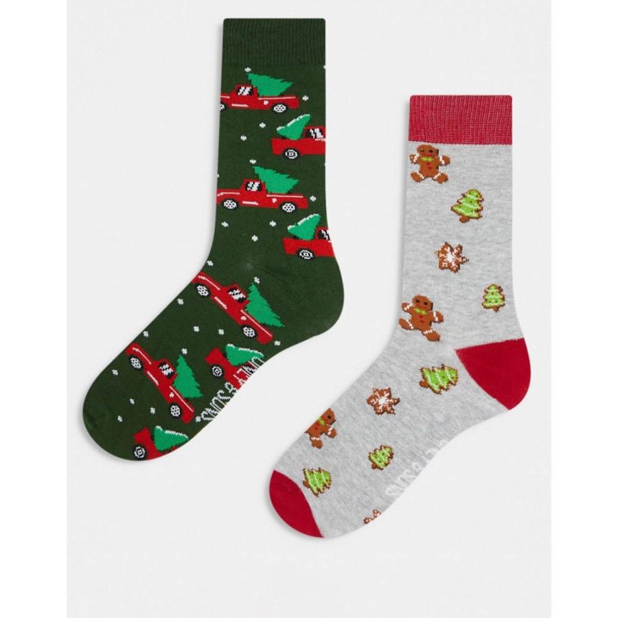 オンリーアンドサンズ (ONLY & SONS) メンズ ボクサーパンツ インナー・下着 4 Pack Christmas Trunks & Socks Advent Calendar ()｜nul-select｜04