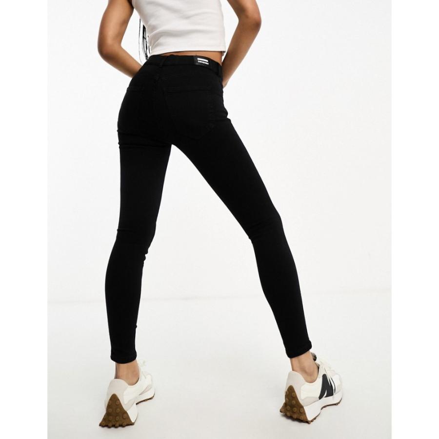 ドクターデニム (Dr Denim Petite) レディース ジーンズ・デニム ボトムス・パンツ Lexy Mid Rise Super Skinny Jeans In Black (ブラック)｜nul-select｜02