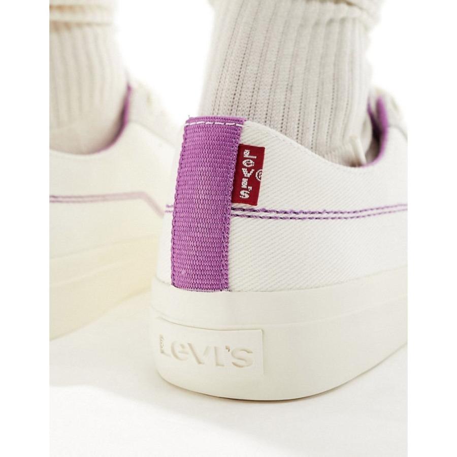 年間ランキング6年連続受賞
 リーバイス (Levi´s) Sneakers Lace レディース White シューズ・靴 - Decon Levi Lace In Decon Cream Suede Mix With Logo () レディースファッション 4