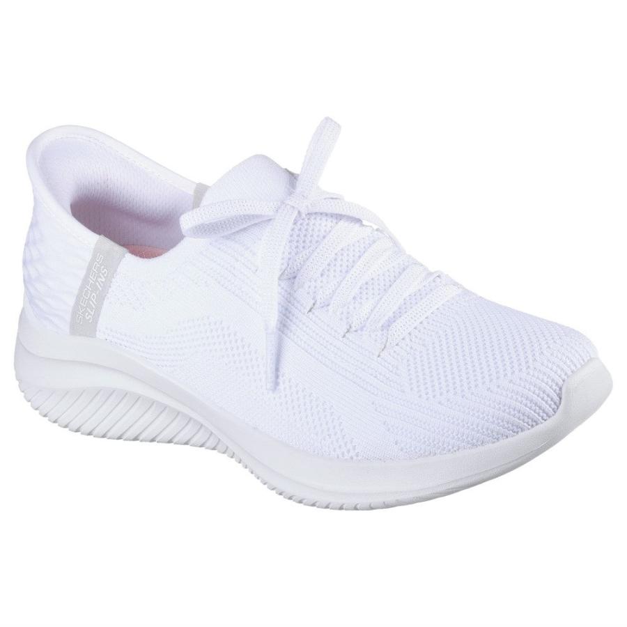 スケッチャーズ (Skechers) レディース スリッポン・フラット シューズ・靴 Slip-Ins Ultra Flex 3.0 - Brilliant (Triple White)｜nul-select｜03