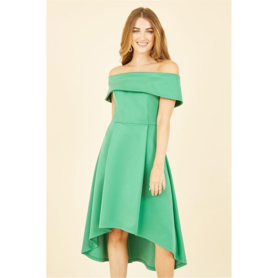 メラ ロンドン (Mela London) レディース パーティードレス ワンピース・ドレス Bright Green Bardot