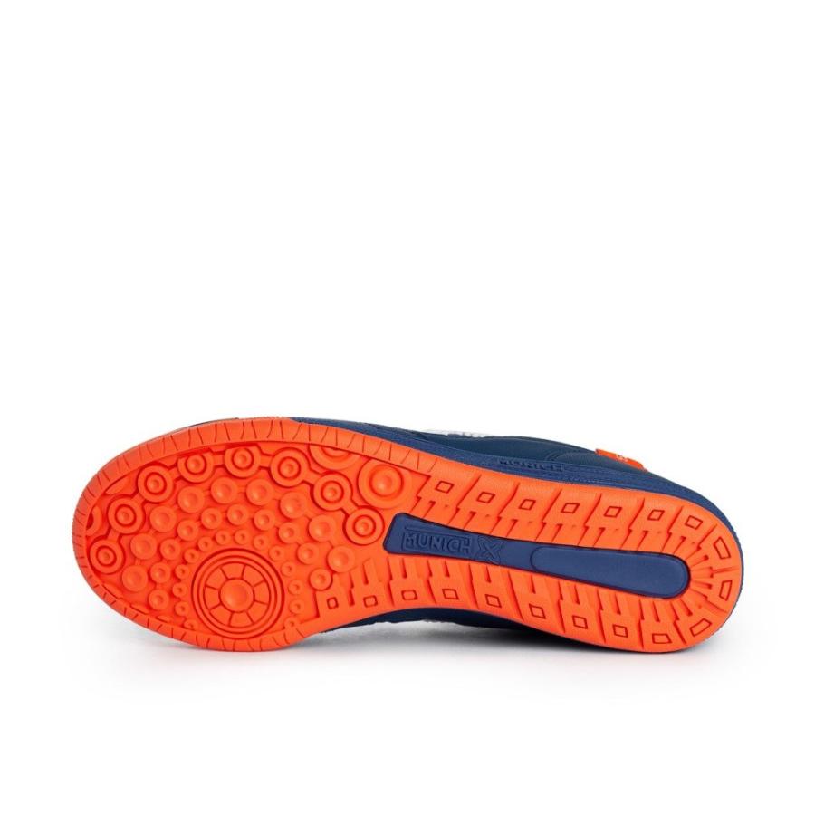 ミューニック (Munich) メンズ サッカー シューズ・靴 G3 Profit Indoor Football Shoes (Navy/Orange)｜nul-select｜04