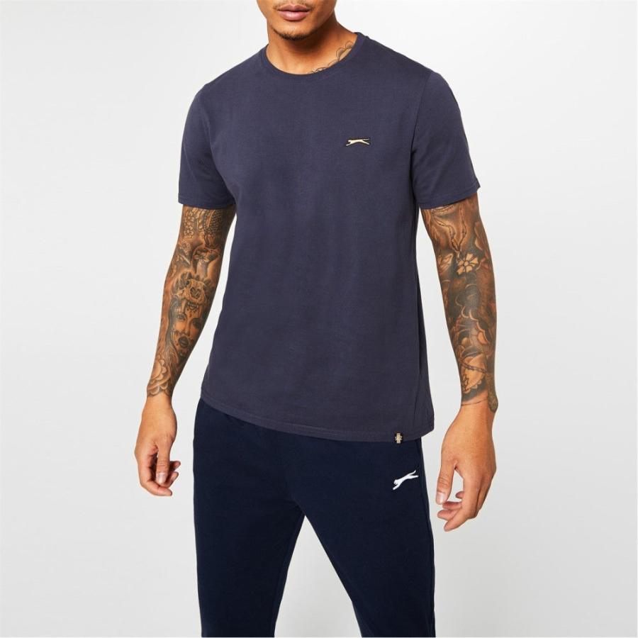 スラセンジャー 1881 (Slazenger 1881) メンズ Tシャツ トップス Mark T Shirt (Seve Blue)｜nul-select｜04
