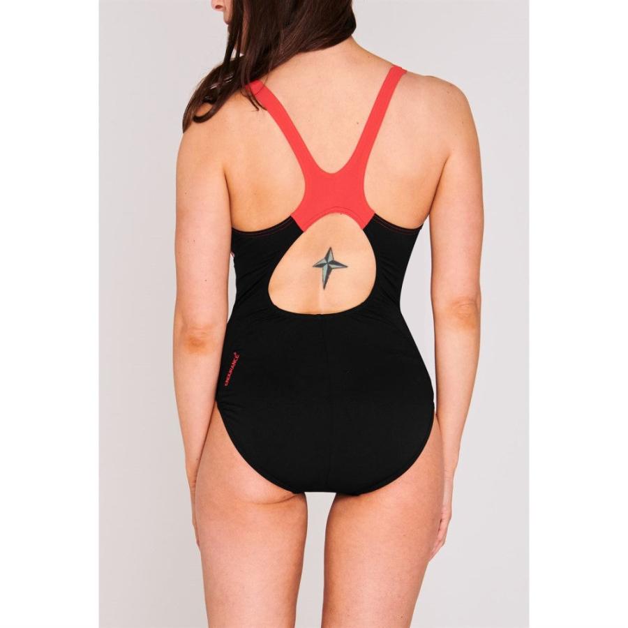 スピード (Speedo) レディース ワンピース 水着・ビーチウェア Boom Splice Muscleback Swimsuit (Black/Red)｜nul-select｜03