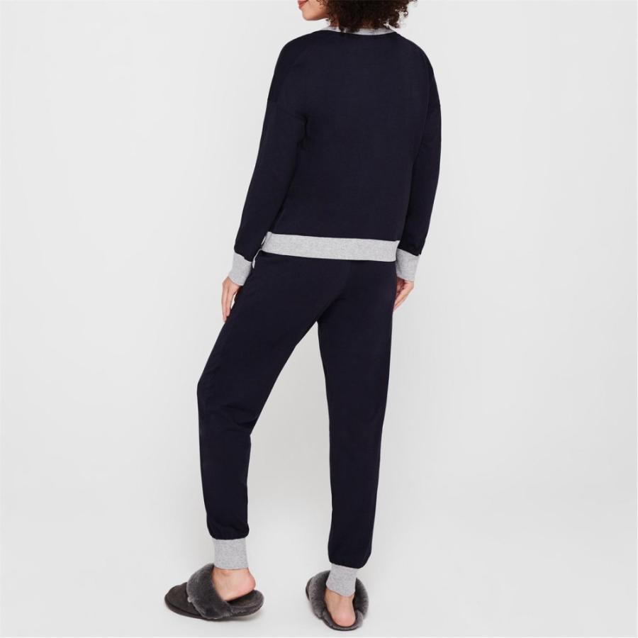 ダナ キャラン ニューヨーク (DKNY) レディース パジャマ・上下セット インナー・下着 Logo Sweat and Jogger Set (Navy)｜nul-select｜03