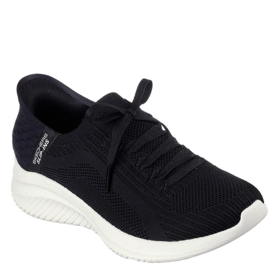 スケッチャーズ (Skechers) レディース スリッポン・フラット シューズ・靴 Slip-Ins: Ultra Flex 3.0 - Brilliant (Black/White)｜nul-select｜03