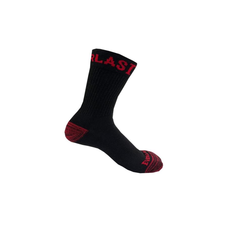 エバーラスト (Everlast) レディース ソックス インナー・下着 Crew 6Pk Socks (Black)｜nul-select｜04