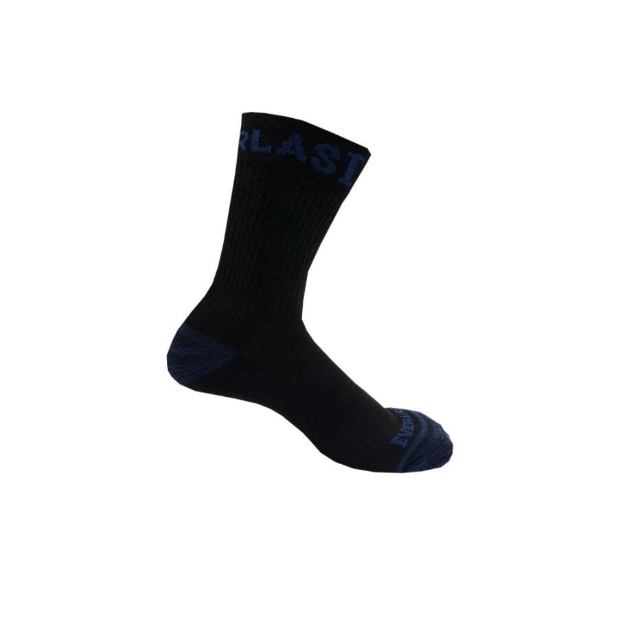 エバーラスト (Everlast) レディース ソックス インナー・下着 Crew 6Pk Socks (Black)｜nul-select｜05