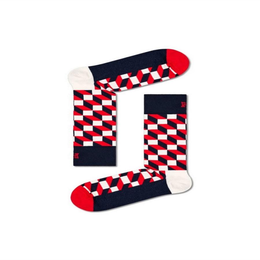 ハッピーソックス (Happy Socks) メンズ ソックス インナー・下着 Happy 4PkClscSockSet Sn41 (Navy Mix)｜nul-select｜04