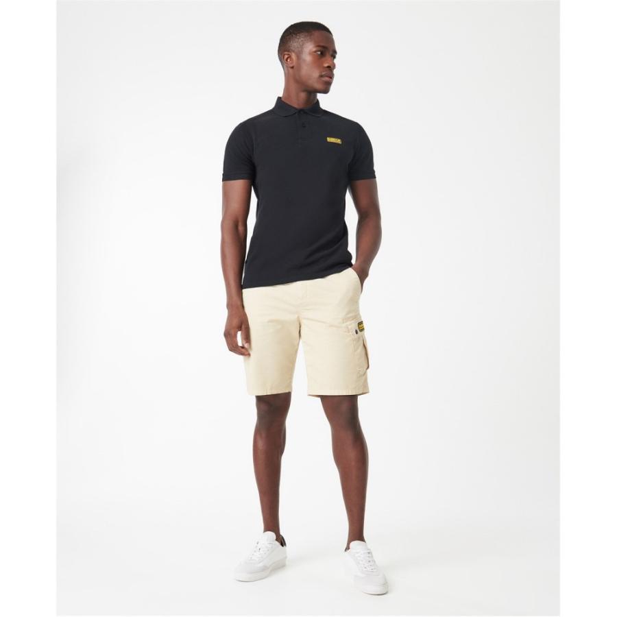 バブアー (Barbour International) メンズ ポロシャツ トップス Essential Polo Shirt (Black)｜nul-select｜04