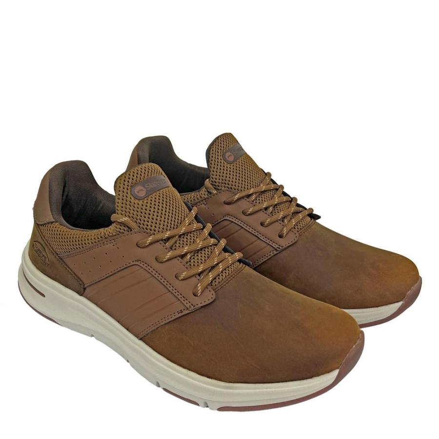 スラセンジャー (Slazenger) メンズ スニーカー シューズ・靴 Crv Sup Lth Sn41 (Brown)｜nul-select｜03