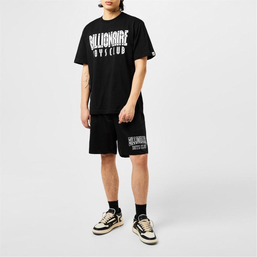 ビリオネアボーイズクラブ (BILLIONAIRE BOYS CLUB) メンズ Tシャツ トップス Straight Logo T-Shirt (BLACK)｜nul-select｜03
