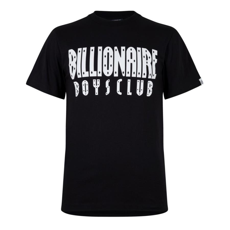 ビリオネアボーイズクラブ (BILLIONAIRE BOYS CLUB) メンズ Tシャツ トップス Straight Logo T-Shirt (BLACK)｜nul-select｜04