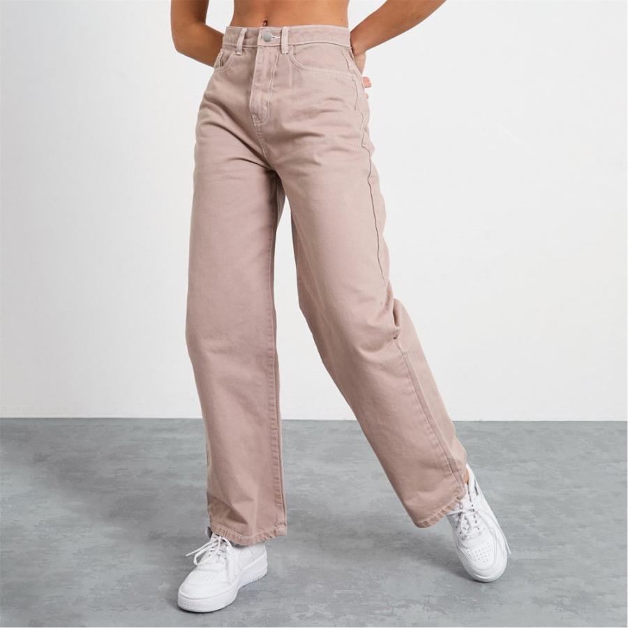 アイソウイットファースト (I Saw It First) レディース ジーンズ・デニム ボトムス・パンツ 90's Wide Leg Jeans (Taupe)｜nul-select｜02