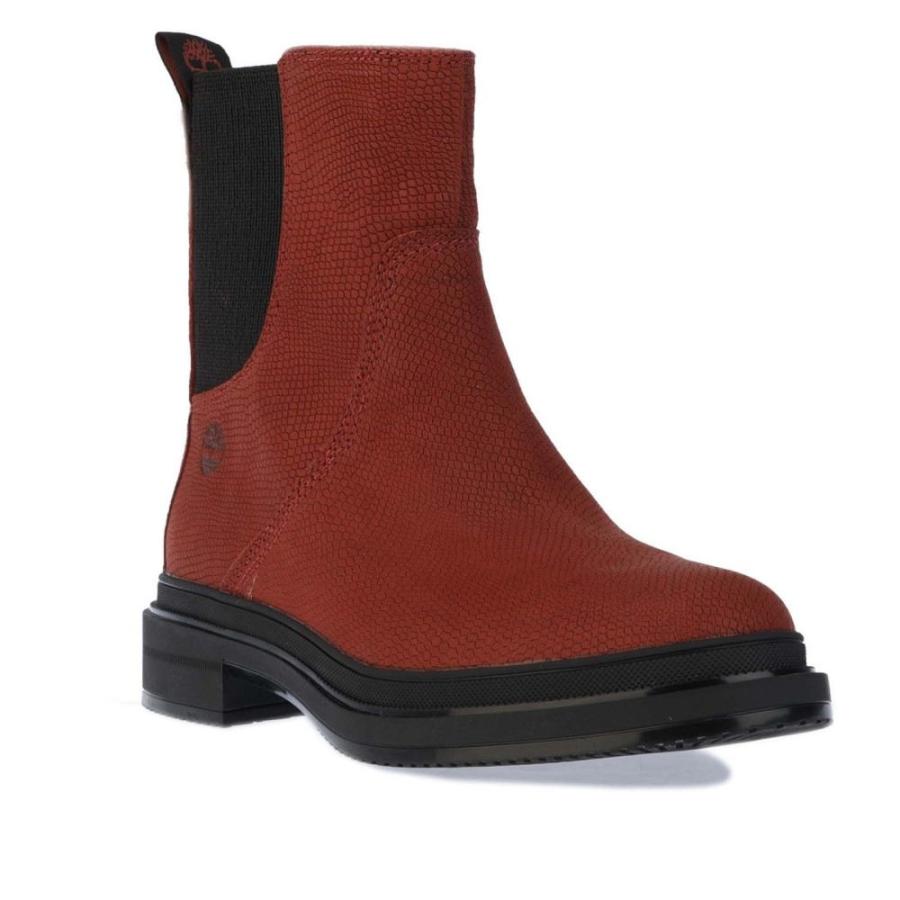ティンバーランド (Timberland) レディース ブーツ シューズ・靴 Lisbon Lane Chelsea Boots (Brown)｜nul-select｜02