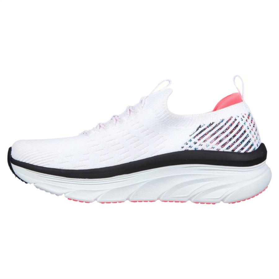 スケッチャーズ (Skechers) レディース スニーカー シューズ・靴 Dlux Walk (White/Pink)｜nul-select｜04