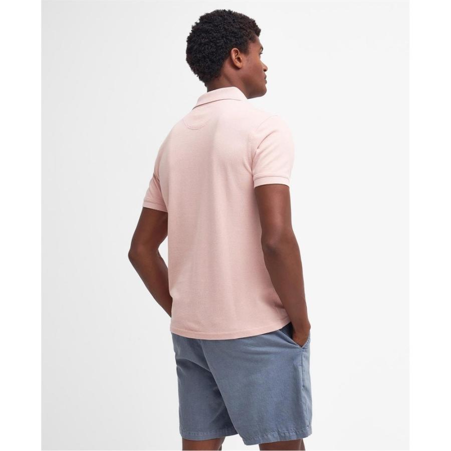 バブアー (Barbour) メンズ ポロシャツ トップス Sports Polo Shirt (Pink Mist PI)｜nul-select｜03