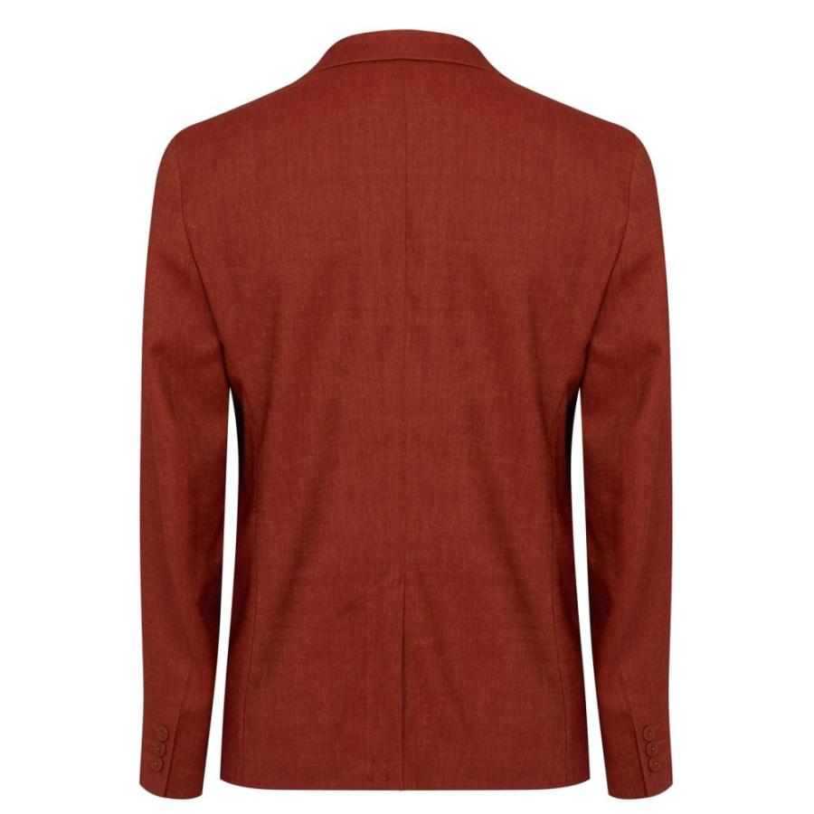 テッドベーカー (Ted Baker) メンズ スーツ・ジャケット アウター Shutton Wool Linen Mix Db Jacket (Burnt Red)｜nul-select｜04