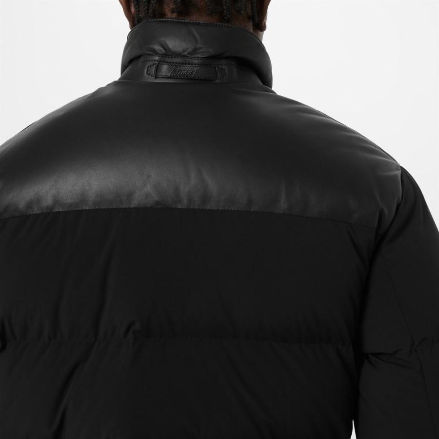 ブリオーニ (BRIONI) メンズ レザージャケット アウター Brioni Leather Jackt Sn34 (Black)｜nul-select｜03