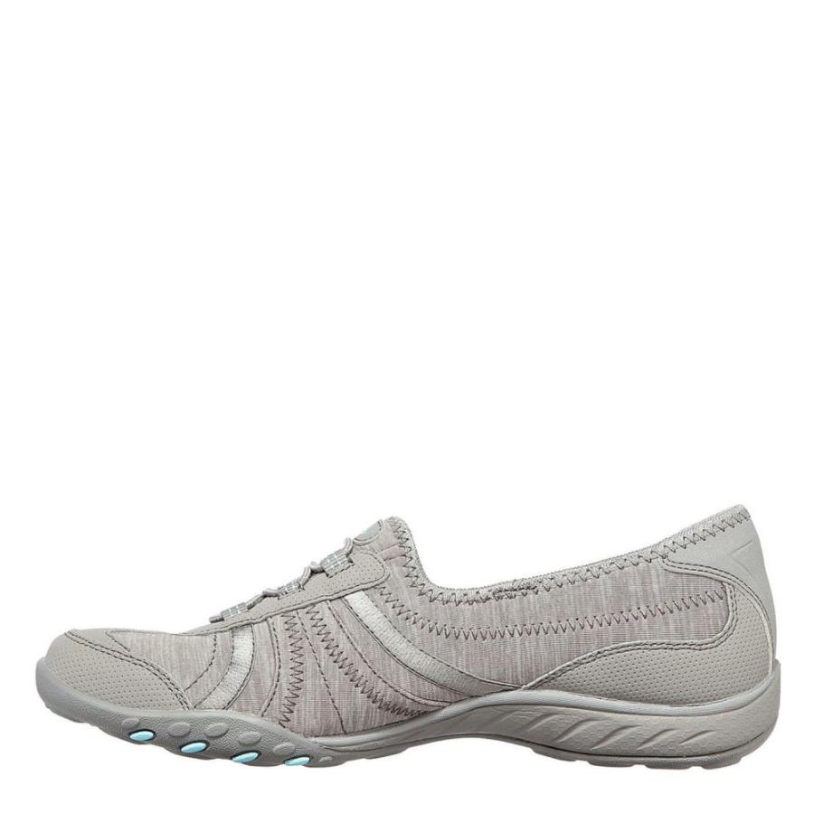 スケッチャーズ (Skechers) レディース スリッポン・フラット シューズ・靴 Scooped Bungee Slip On Trainers (Grey)｜nul-select｜02