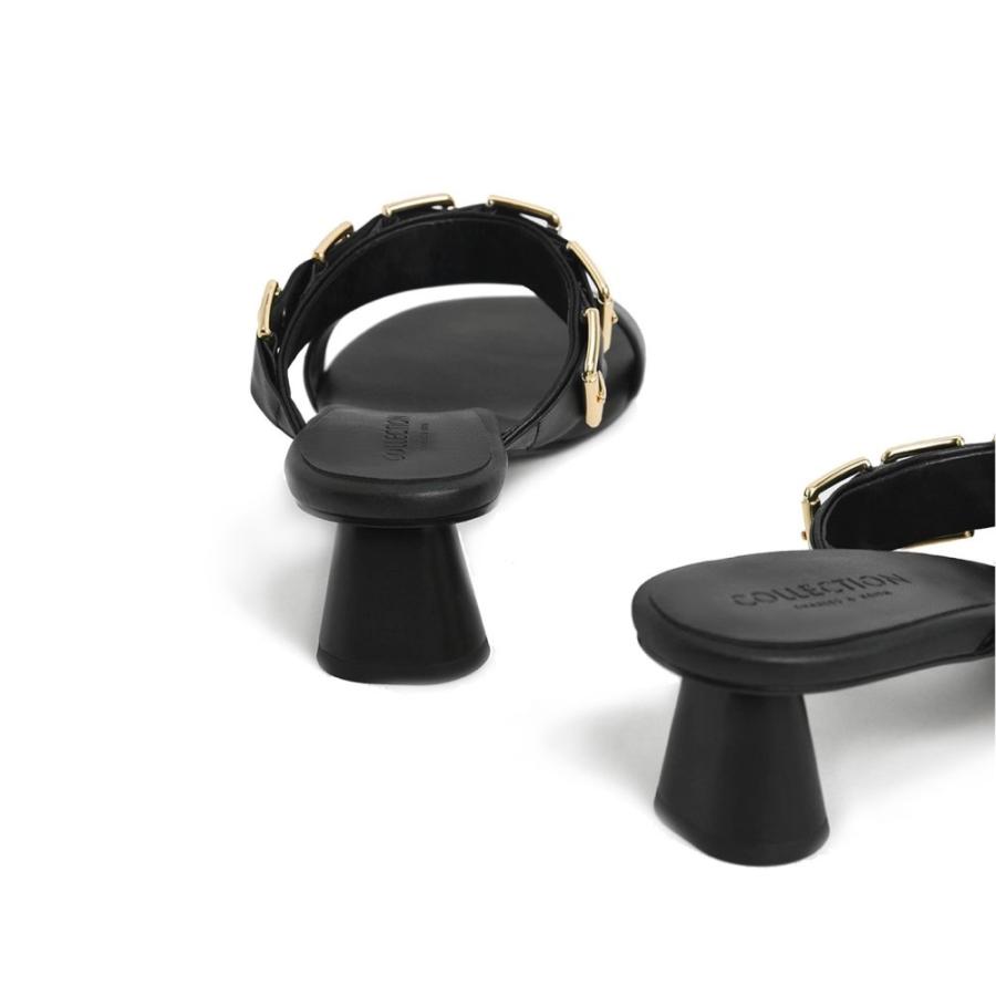 チャールズ＆キース (Charles and Keith) レディース サンダル・ミュール シューズ・靴 CnK Buckle Sandal (Black)｜nul-select｜05