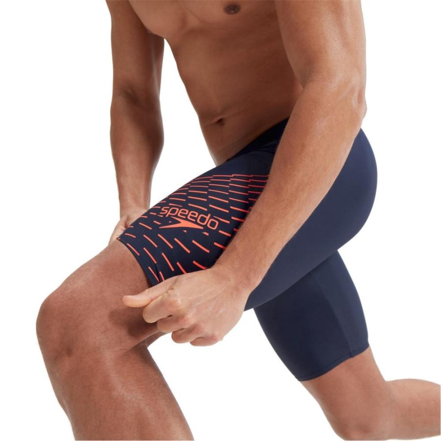 スピード (Speedo) メンズ 海パン 水着・ビーチウェア Medley Logo Swimming Jammers (Blue/Orange)｜nul-select｜04