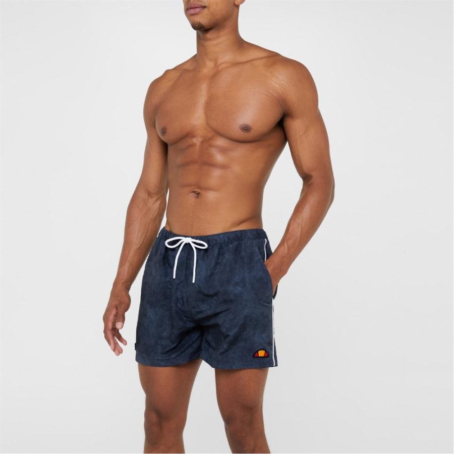 エレッセ (Ellesse) メンズ 海パン 水着・ビーチウェア Slackers Caustic Swim Shorts (Navy)｜nul-select｜02