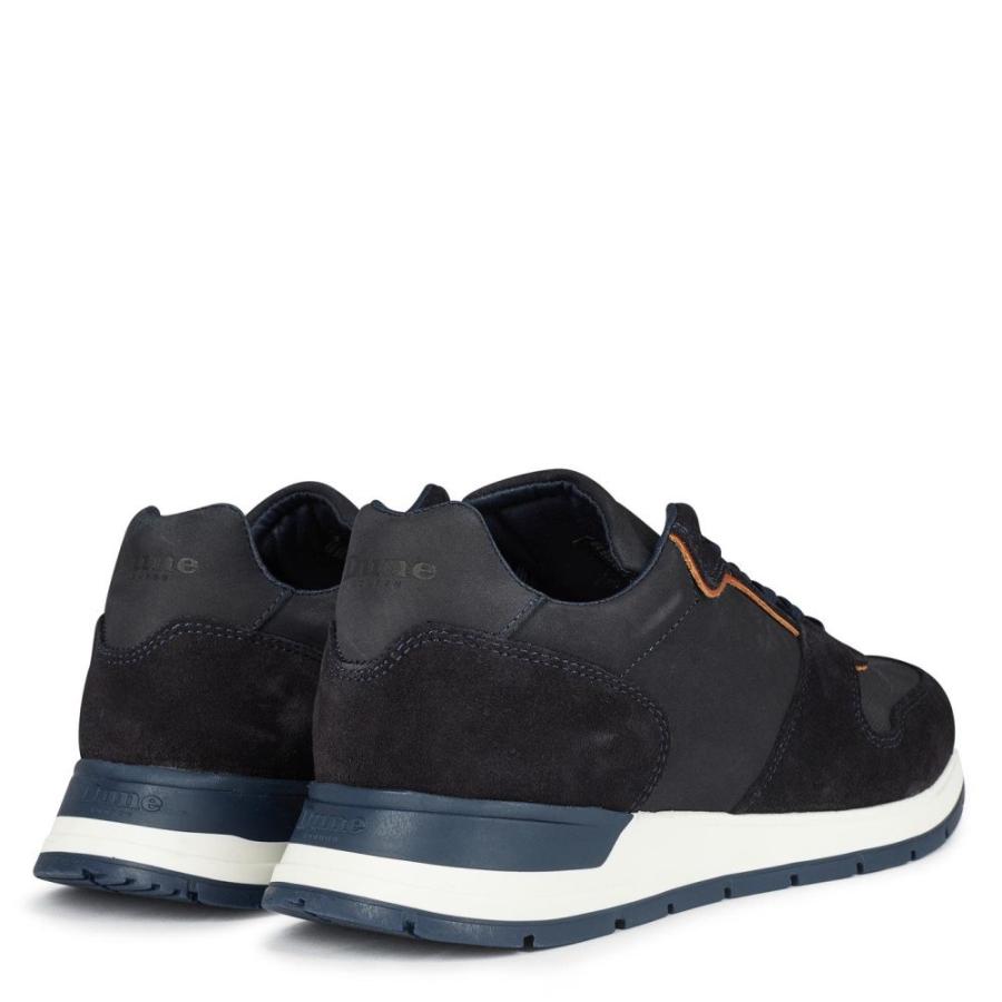 国内先行発売 デューン (Dune London) メンズ ランニング・ウォーキング シューズ・靴 Trailed Trainers (Navy Nubuck)