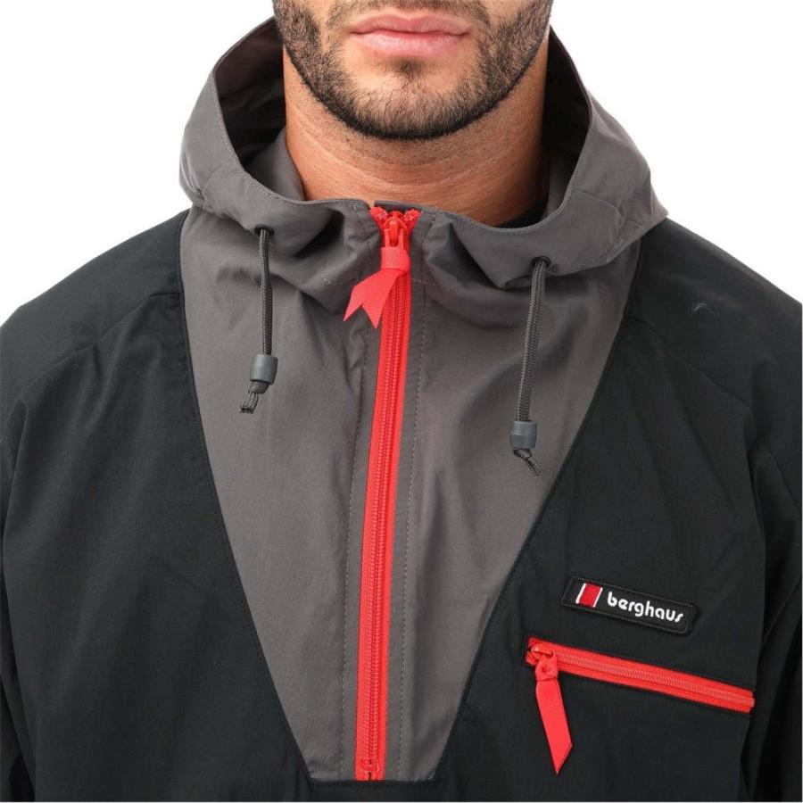 バーグハウス (Berghaus) メンズ ジャケット アウター Wind Shirt 90 Zip Jacket (Black Grey)｜nul-select｜03