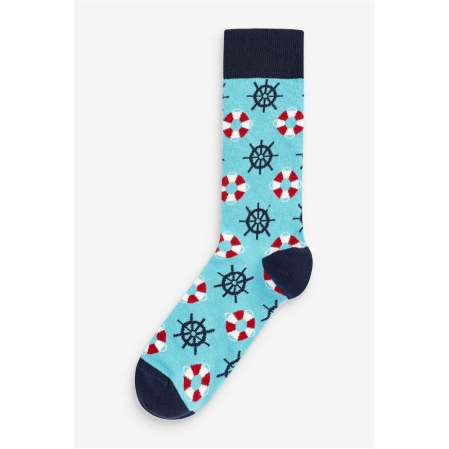 ハッピーソックス (Happy Socks) メンズ ソックス インナー・下着 Happy 5pk Print Sock Sn31 (Anchor)｜nul-select｜04