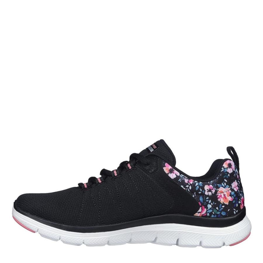 スケッチャーズ (Skechers) レディース スリッポン・フラット シューズ・靴 Flex Appeal 4.0 - Let It Blossom (Black)｜nul-select｜02