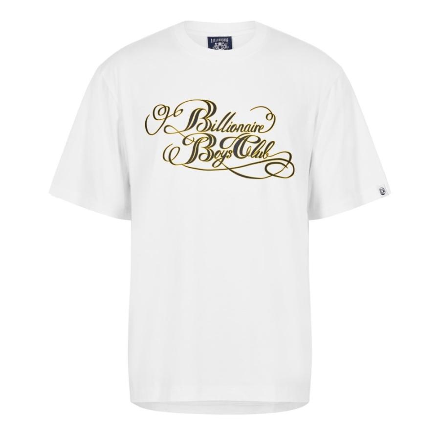 ビリオネアボーイズクラブ (BILLIONAIRE BOYS CLUB) メンズ Tシャツ トップス Bbc Calig Logo T-Sht Sn34 (White)｜nul-select｜05