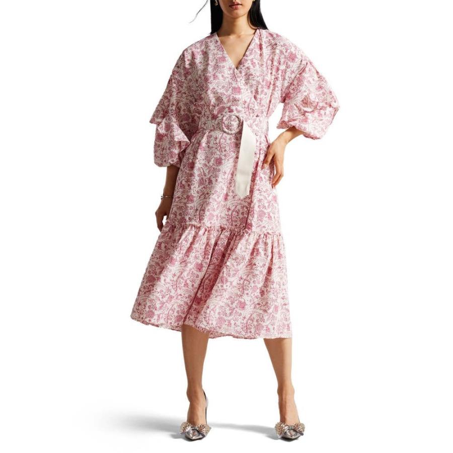 テッドベーカー (Ted Baker) レディース ワンピース ワンピース・ドレス Daritaa Midi Wrap Dress (Ivory)｜nul-select｜02