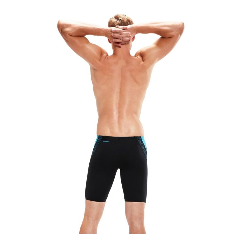 スピード (Speedo) メンズ 海パン 水着・ビーチウェア Hyperboom Jammer Swim Shorts (Black/Bolt)｜nul-select｜02