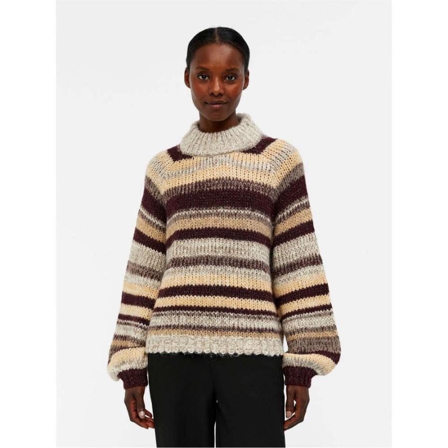 オブジェクト (Object) レディース ニット・セーター トップス Hedvy Knit (Java Stripes)｜nul-select｜02