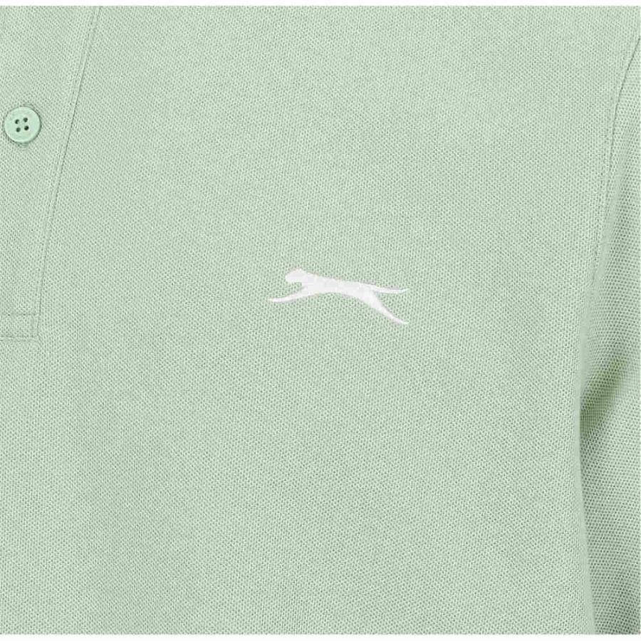 スラセンジャー (Slazenger) メンズ ポロシャツ トップス Tipped Polo Shirt (Green)｜nul-select｜04