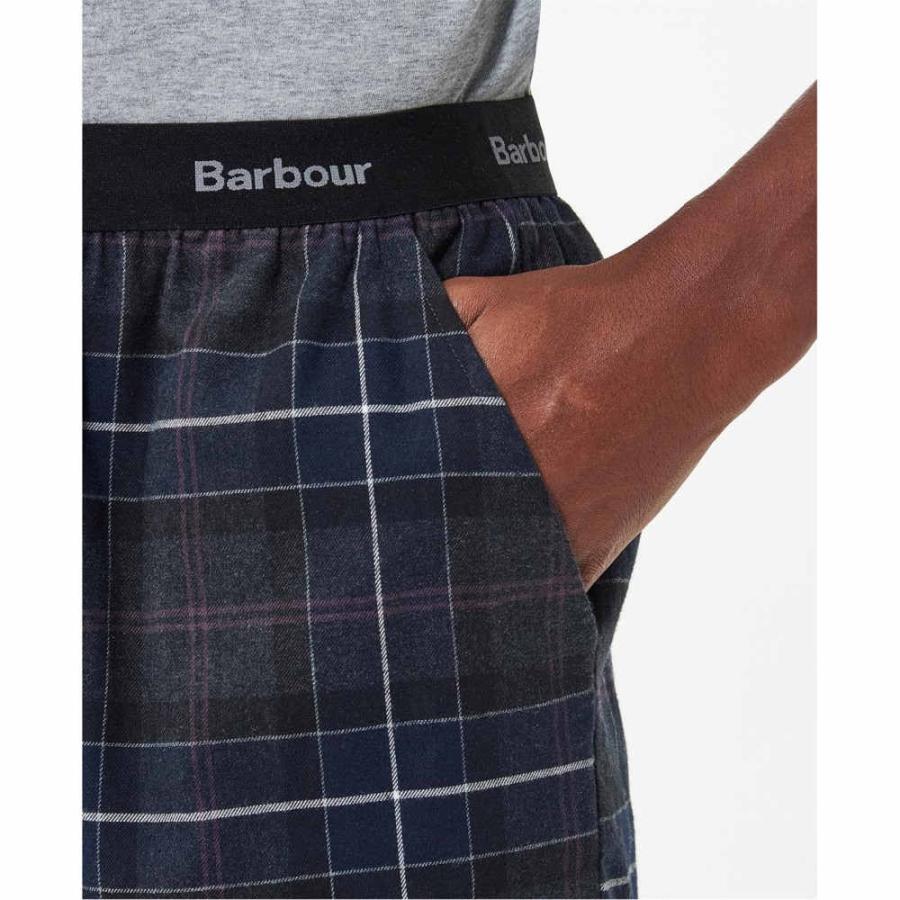 バブアー (Barbour) メンズ パジャマ・ボトムのみ インナー・下着 Glenn Pyjama Shorts (Black Slate)｜nul-select｜05