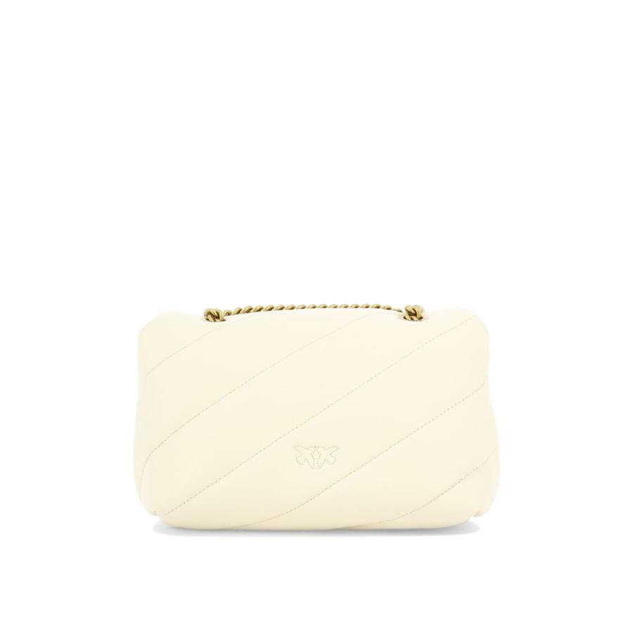 ピンコ (Pinko) レディース ショルダーバッグ バッグ Love Mini Puff Shoulder Bag (White)｜nul-select｜03